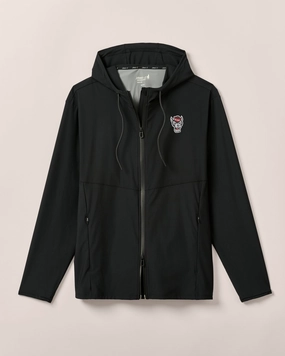 NC State Marshal Featherweight Hooded Jacket - Wolf Logo