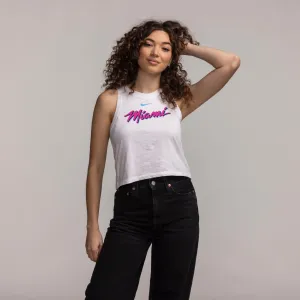 Nike Miami HEAT Original Vice Women's Cropped Tank Top