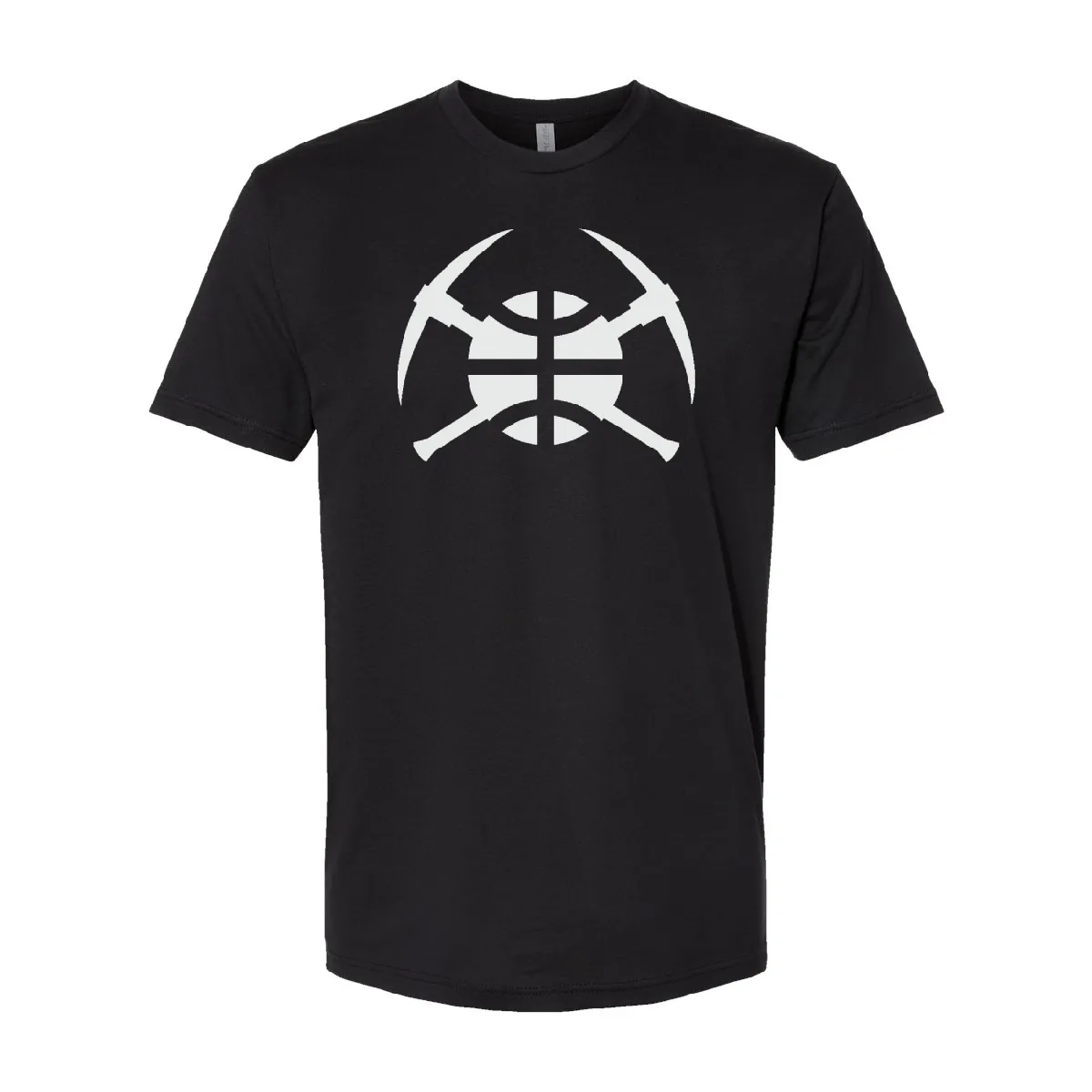 Nuggets Pick Axe / Ball  Logo T-Shirt - Black