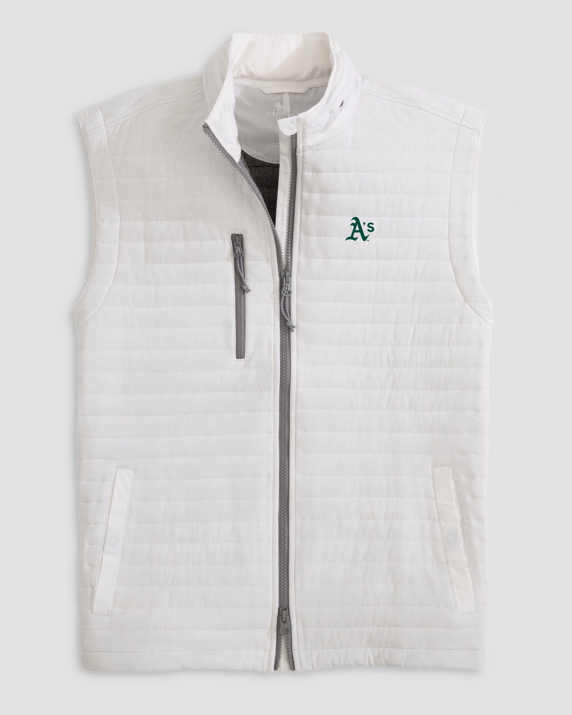 Oakland Athletics Crosswind Quilted Performance Vest
