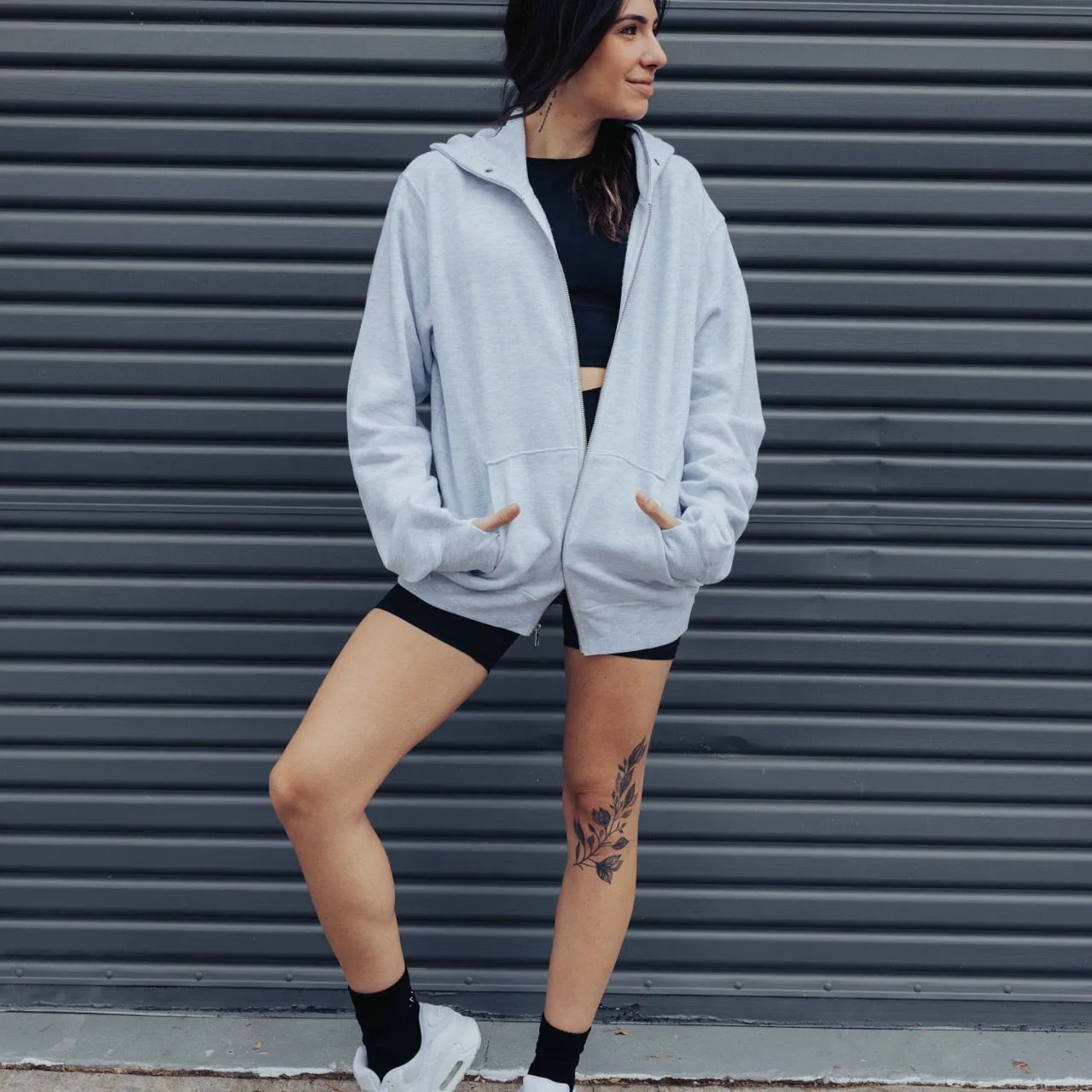 Oversized Zip Hoodie