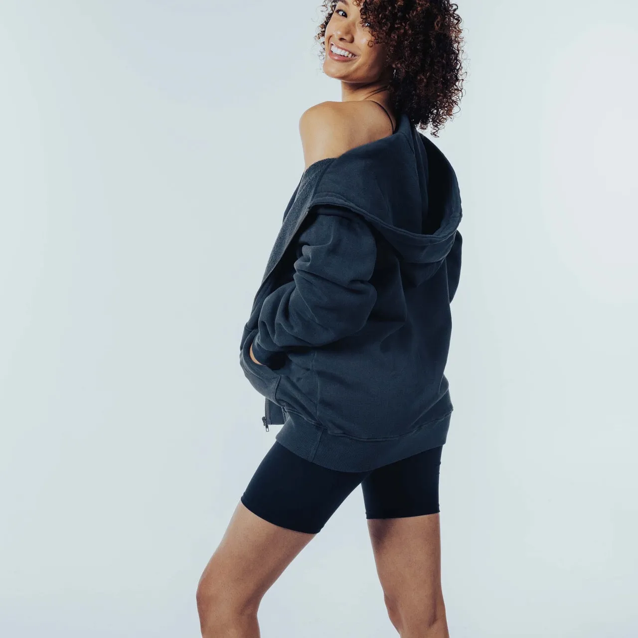 Oversized Zip Hoodie