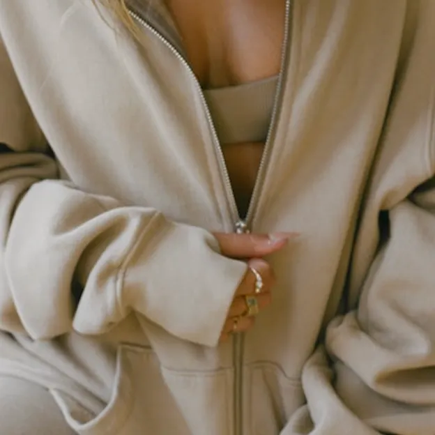Oversized Zip Hoodie