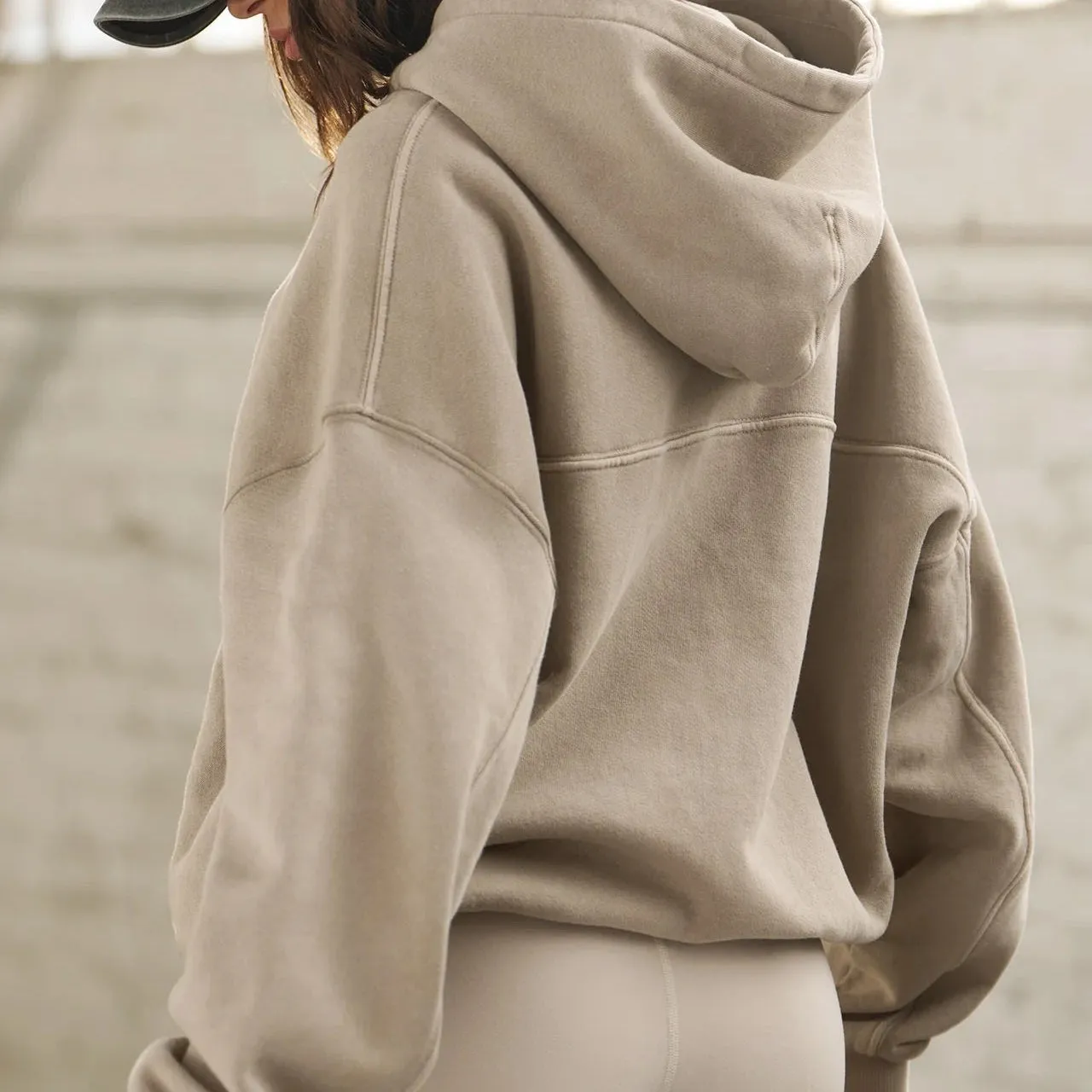 Oversized Zip Hoodie