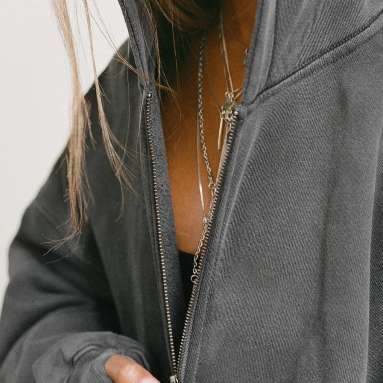 Oversized Zip Hoodie