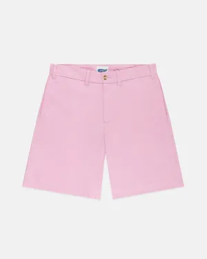 PINK OXFORD CLOTH SHORTS - TRIM FIT