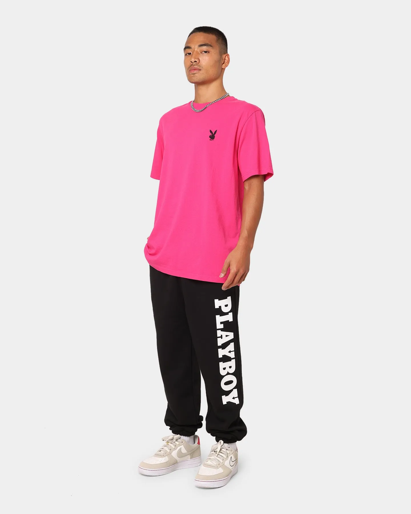Playboy Stack T-Shirt Hot Pink