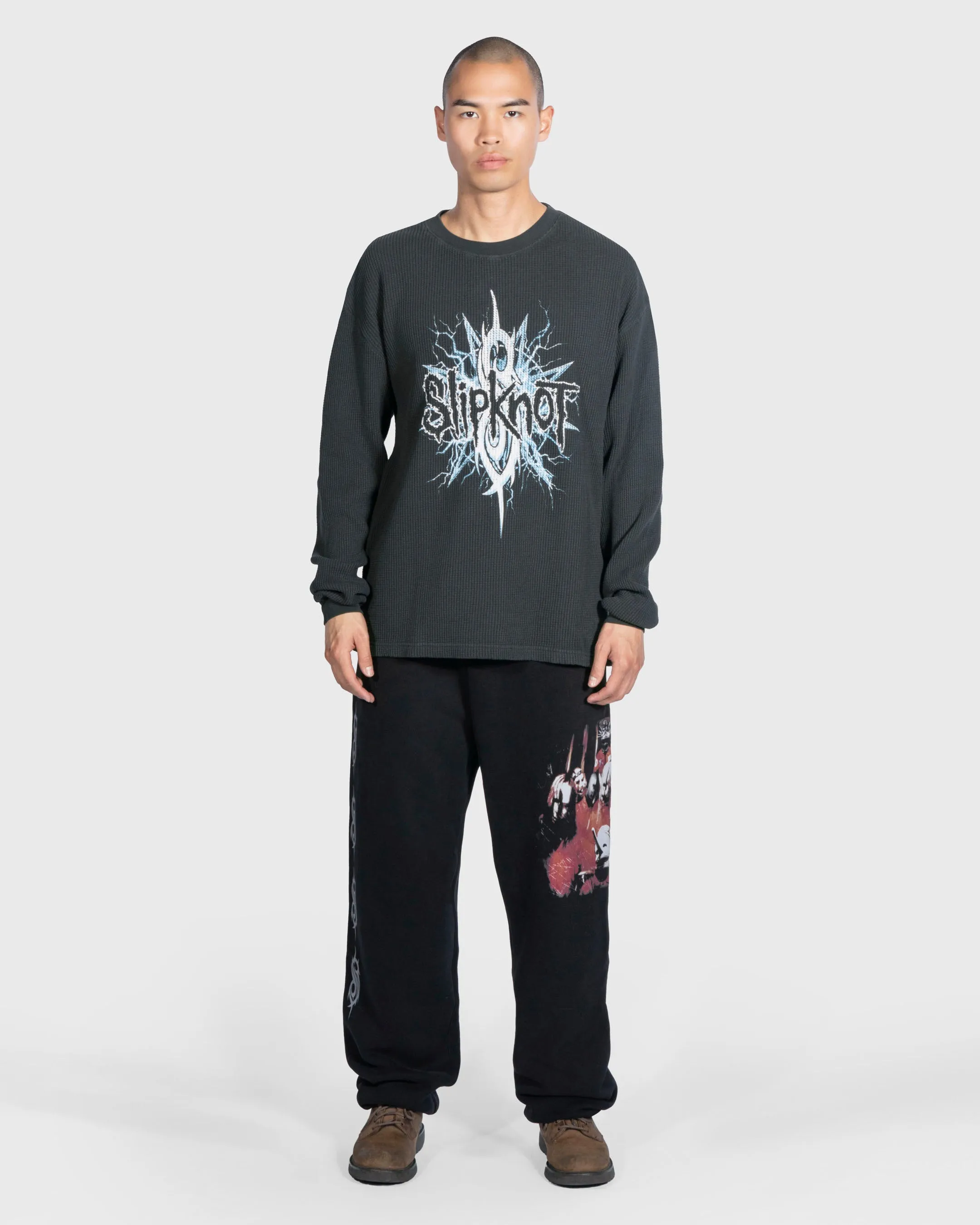Pleasures  x Slipknot Split Thermal long Sleeve Tee xld
