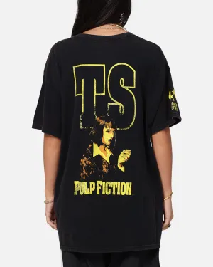 Pulp Fiction Mia Wallace Vintage T-Shirt Black Vintage