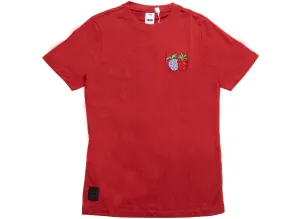 Puma x One Piece Graphic Tee in Red
