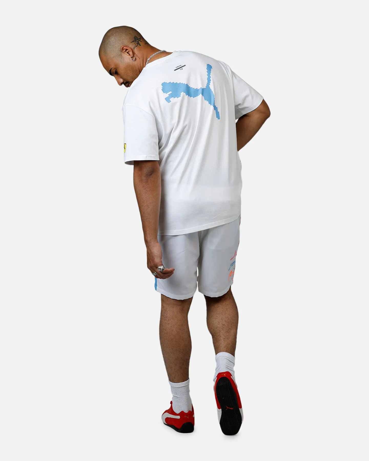 Puma x Scuderia Ferrari Sketches Graphics T-Shirt White