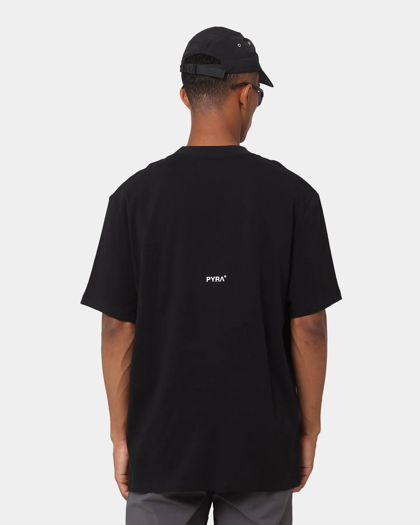 PYRA Micro Logo T-Shirt Black/White