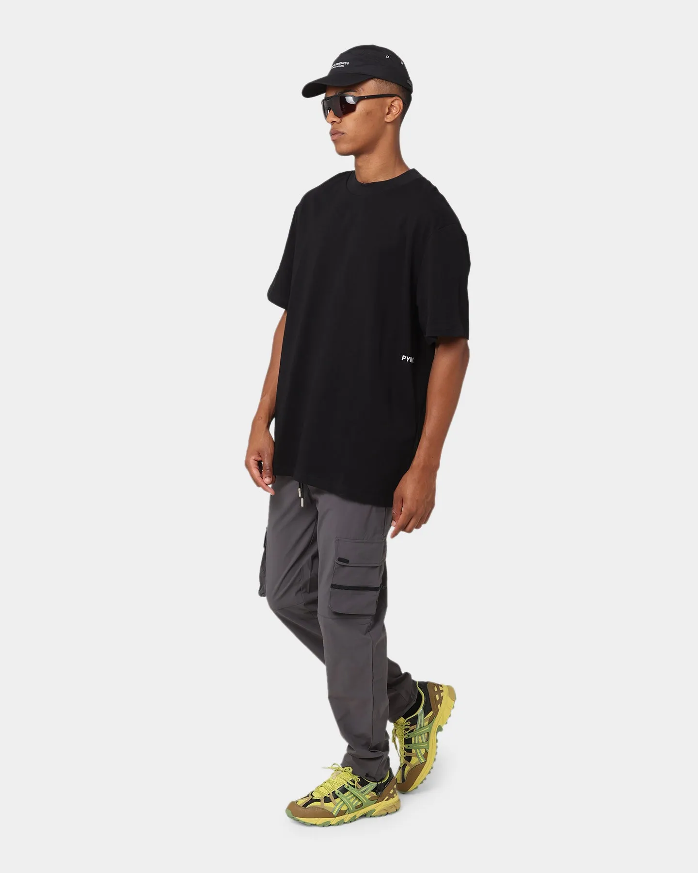 PYRA Micro Logo T-Shirt Black/White
