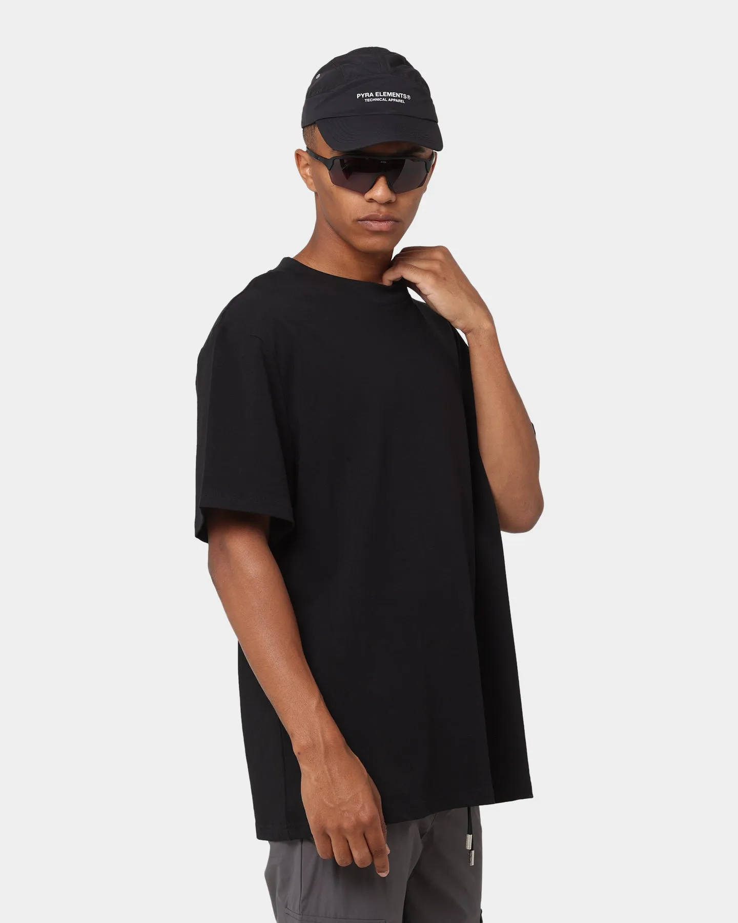 PYRA Micro Logo T-Shirt Black/White