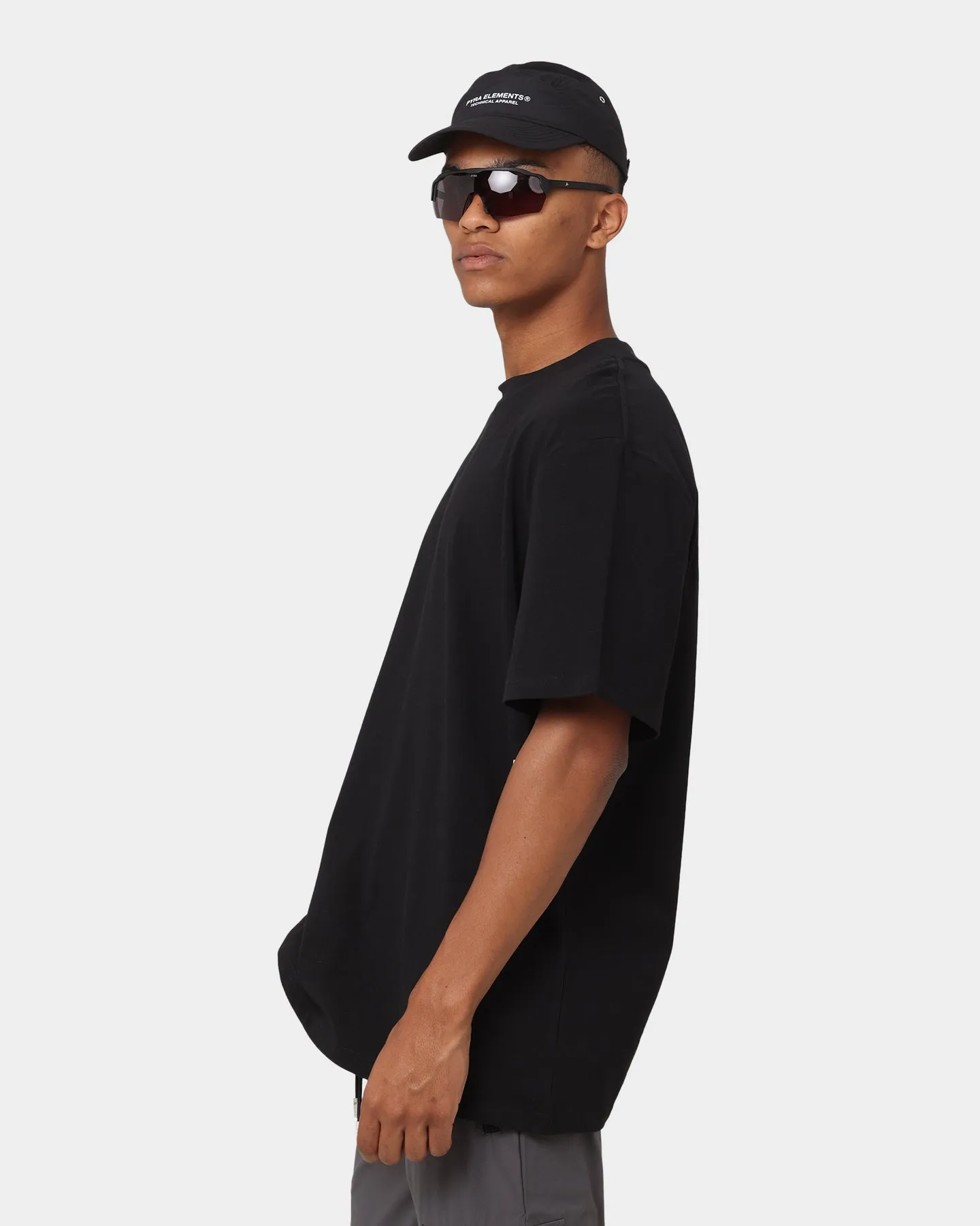 PYRA Micro Logo T-Shirt Black/White