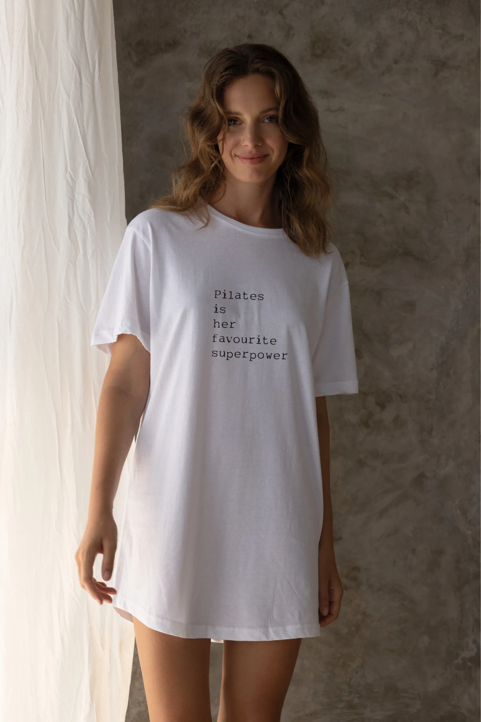 "Pilates Superpower" Bed Tee