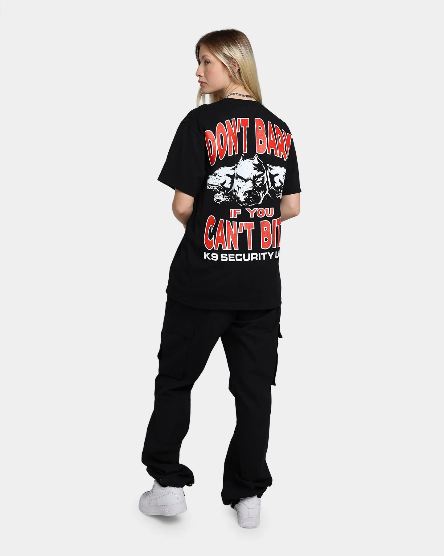 Rats Get Fat Don't Bark T-Shirt Black