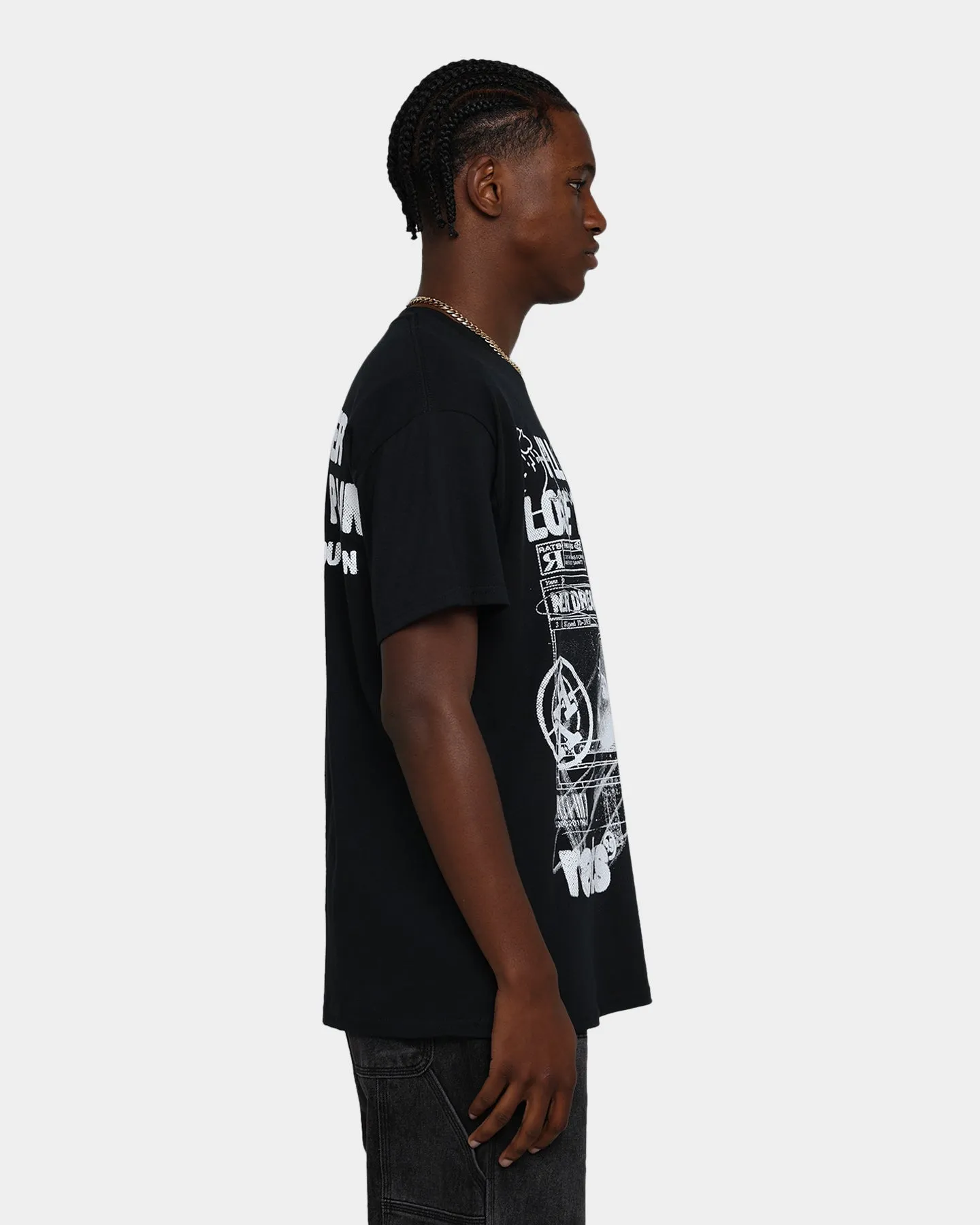 Rats Get Fat Rats Pain T-Shirt Black