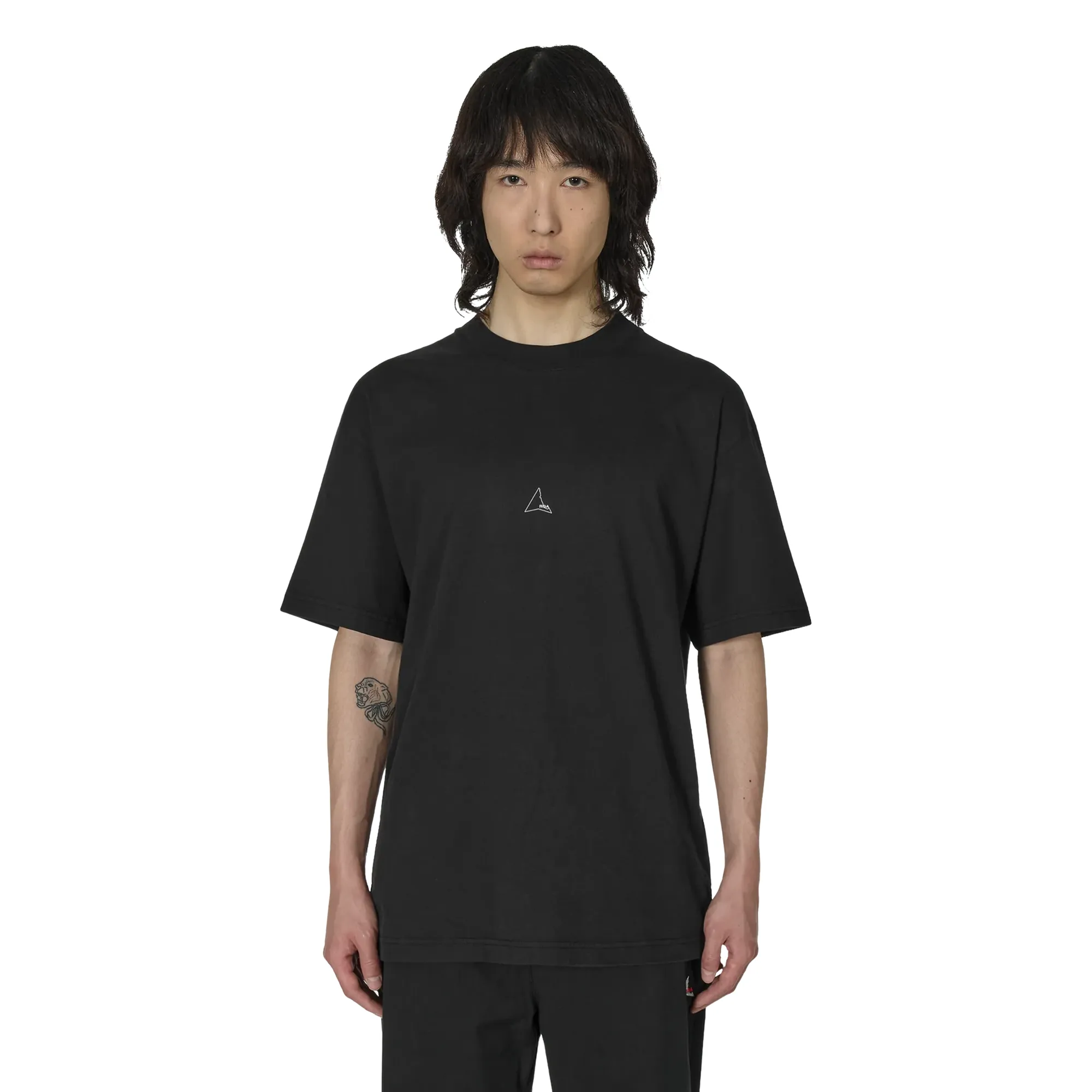 ROA Logo T Shirt Black RBMW0254JY22