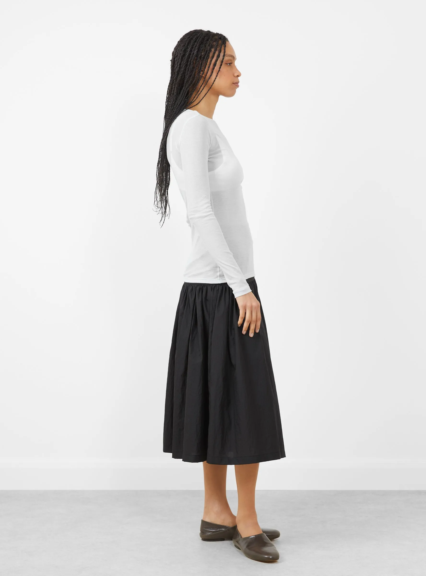 Round T-Shirt, Light Blue