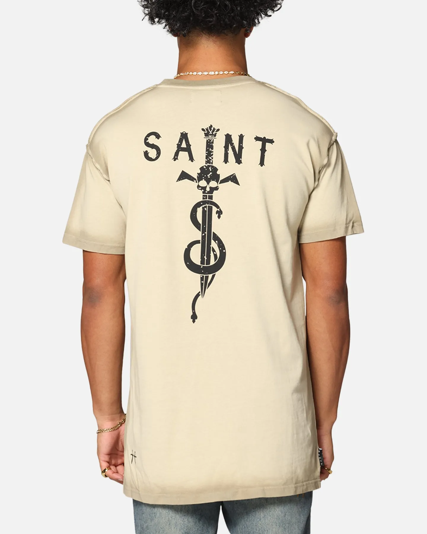 Saint Morta Daggers Lafayette T-Shirt Contrast Stone