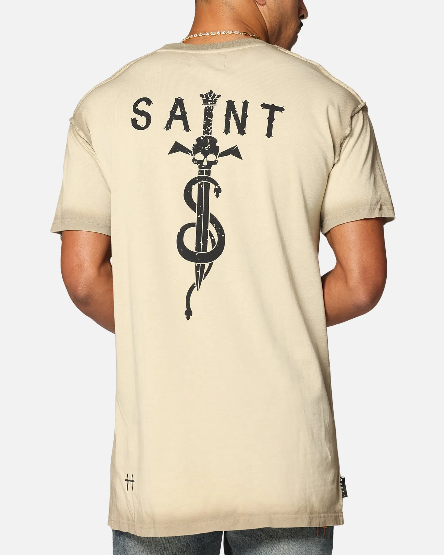 Saint Morta Daggers Lafayette T-Shirt Contrast Stone
