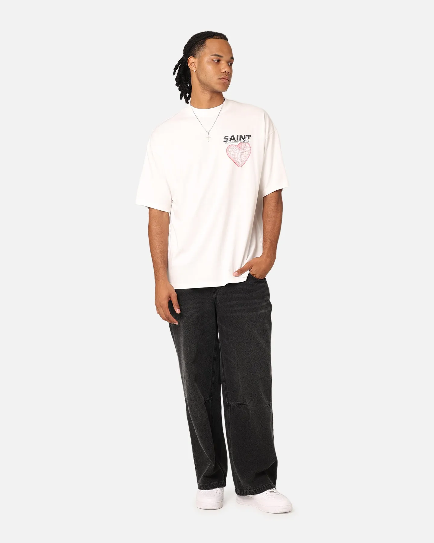 Saint Morta Lovers Club T-Shirt Off White