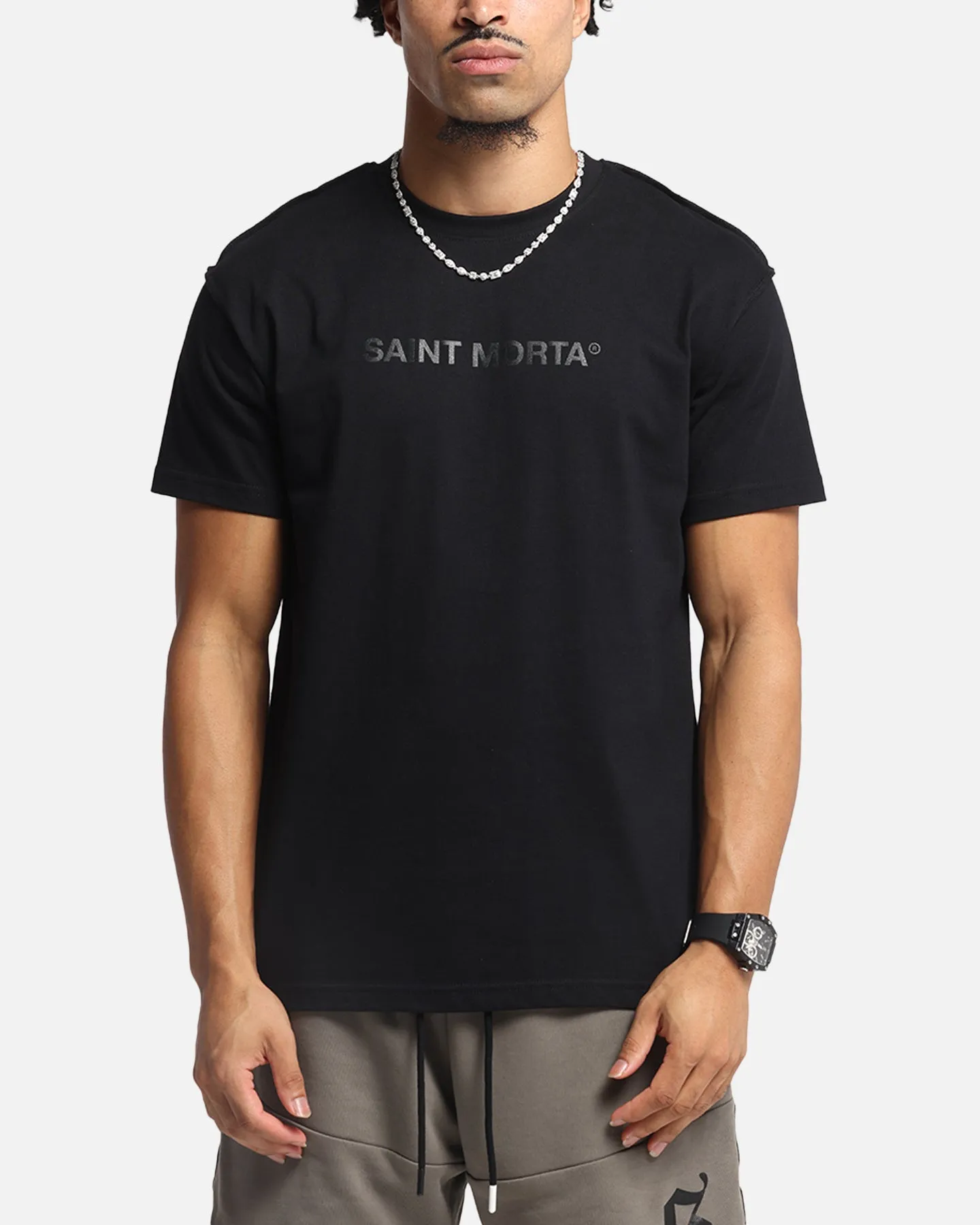 Saint Morta Memoriam Lafayette T-Shirt Black