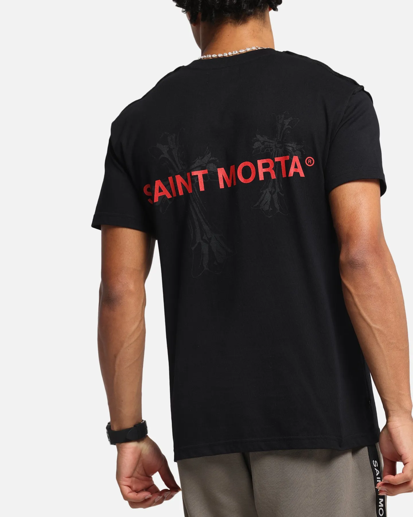 Saint Morta Memoriam Lafayette T-Shirt Black
