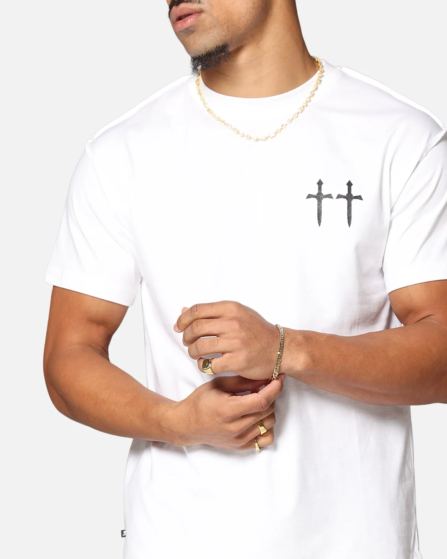 Saint Morta Mortal Lafayette T-Shirt White
