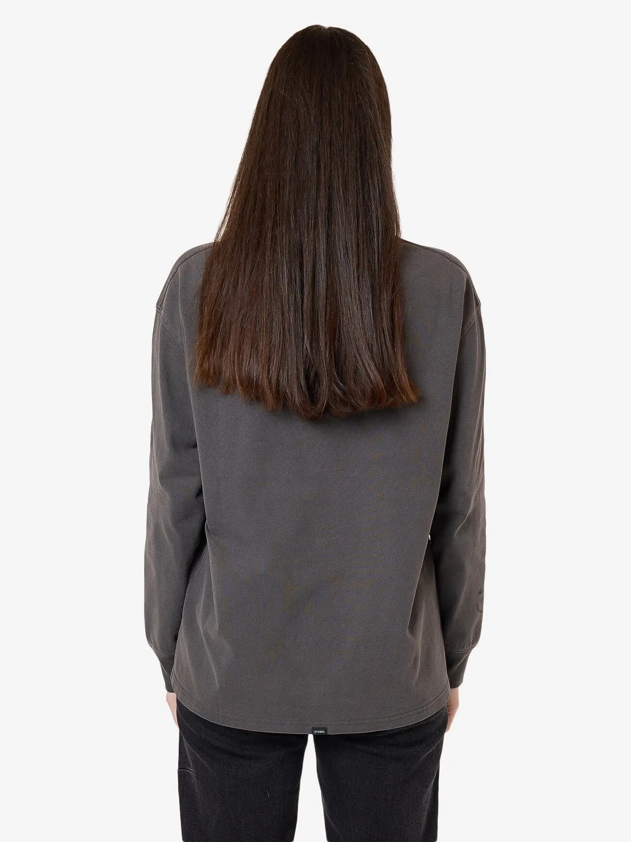 Scorpion Ridge Long Sleeve Oversized Tee - Merch Black