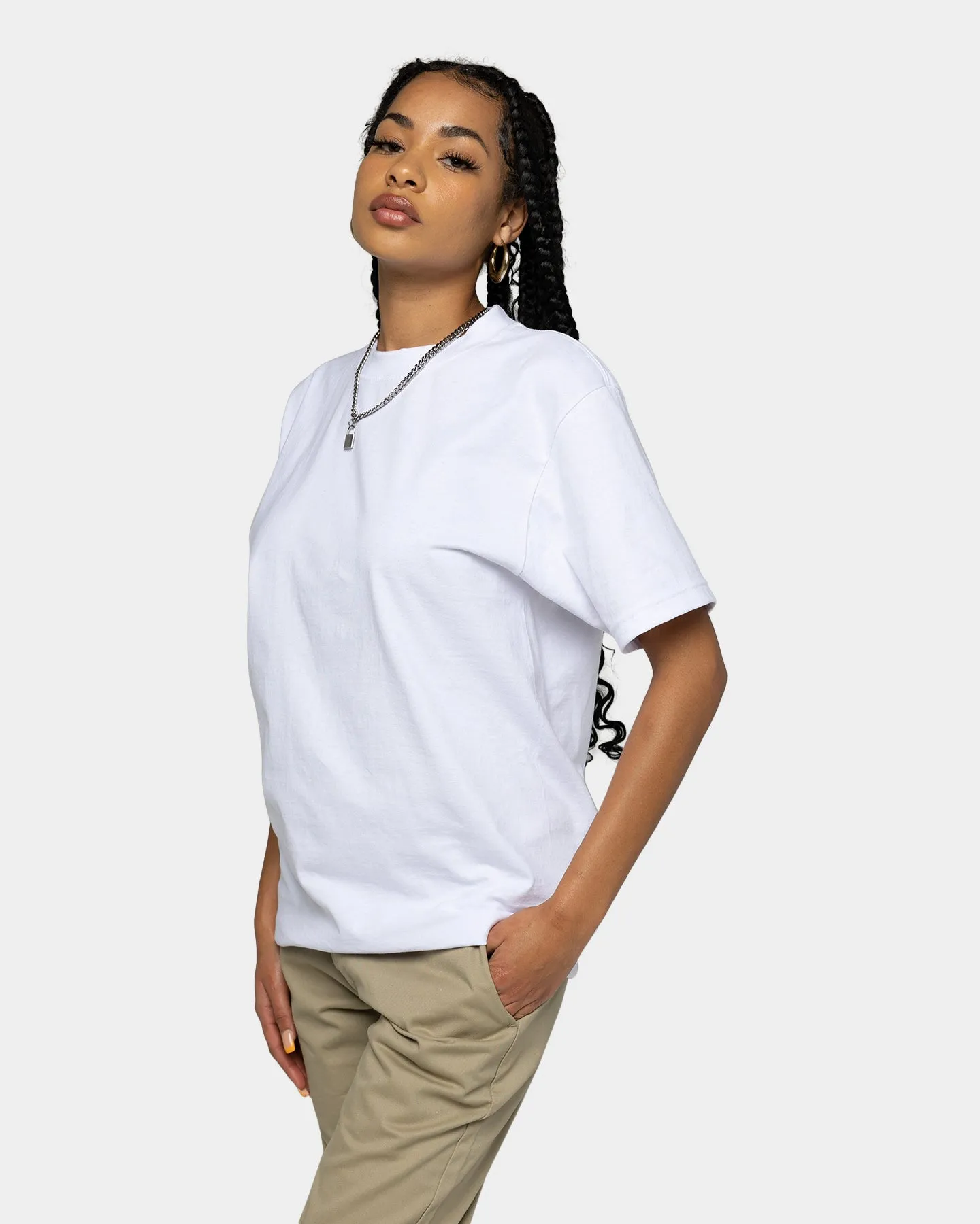 Shaka Wear Max Heavyweight Short Sleeve T-Shirt White
