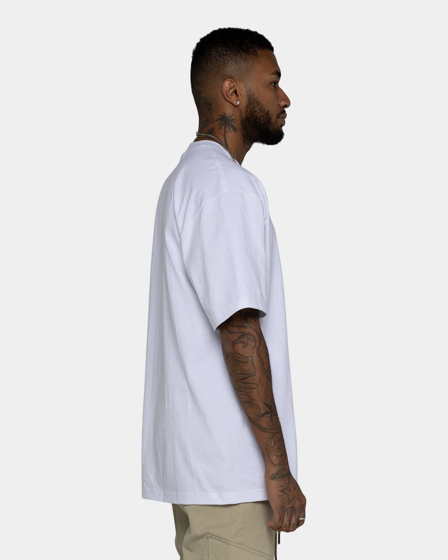 Shaka Wear Max Heavyweight Short Sleeve T-Shirt White