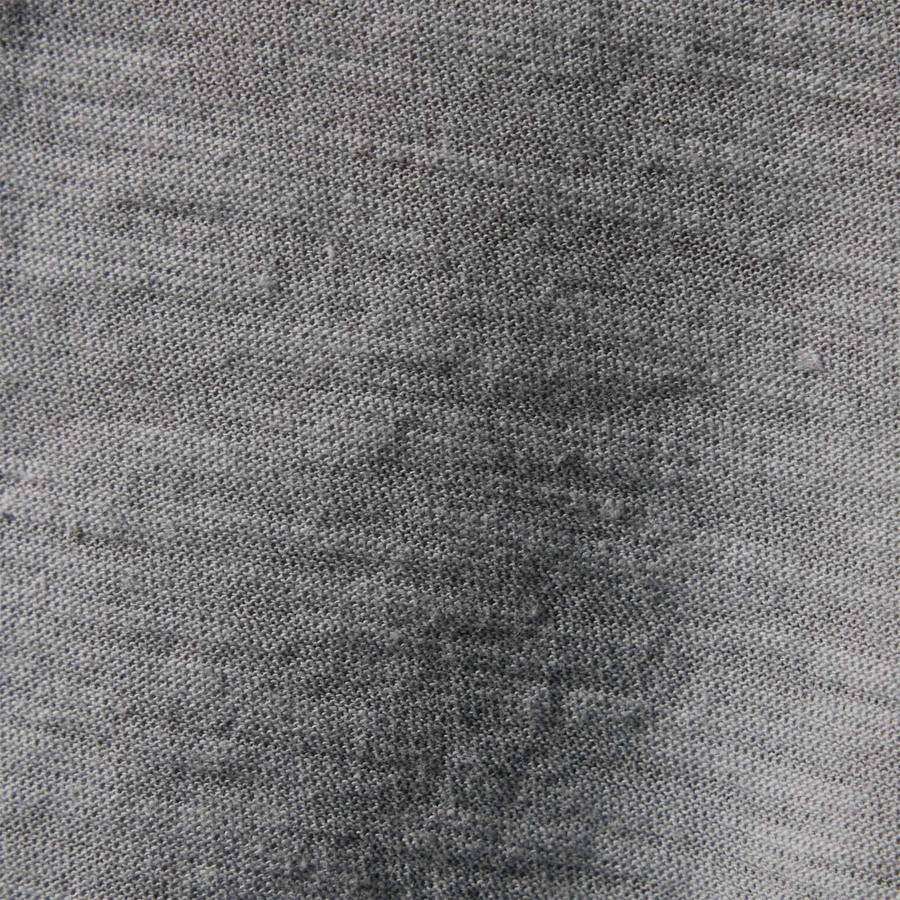 Sheer Slub Casual V Neck - Grey Sky