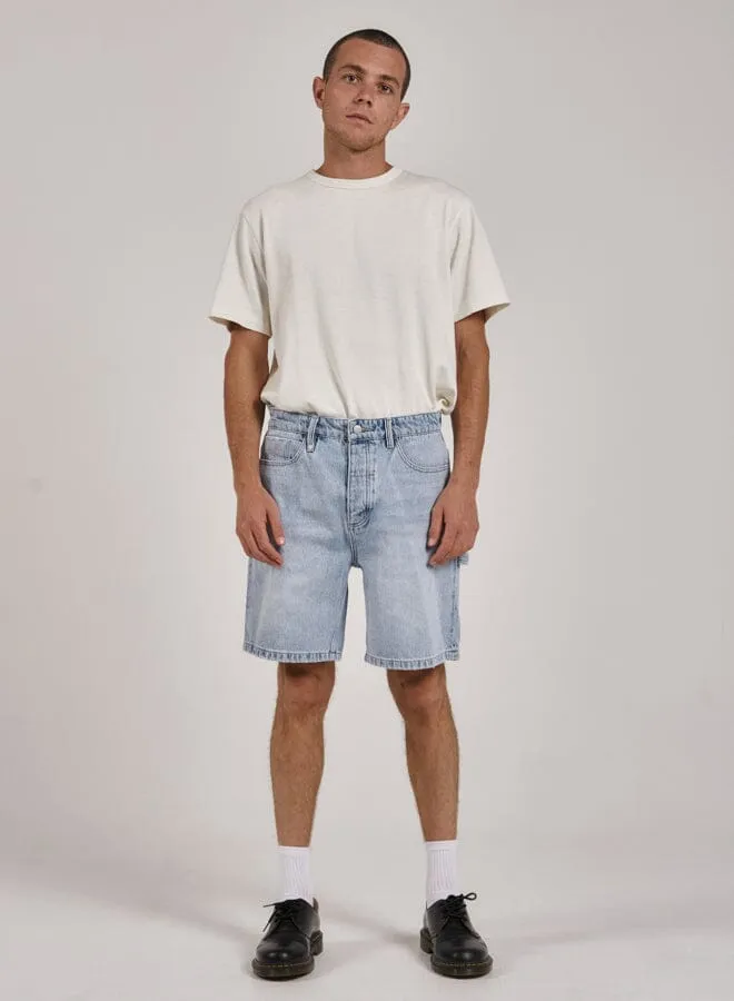 Slacker Denim Short - Ash Blue