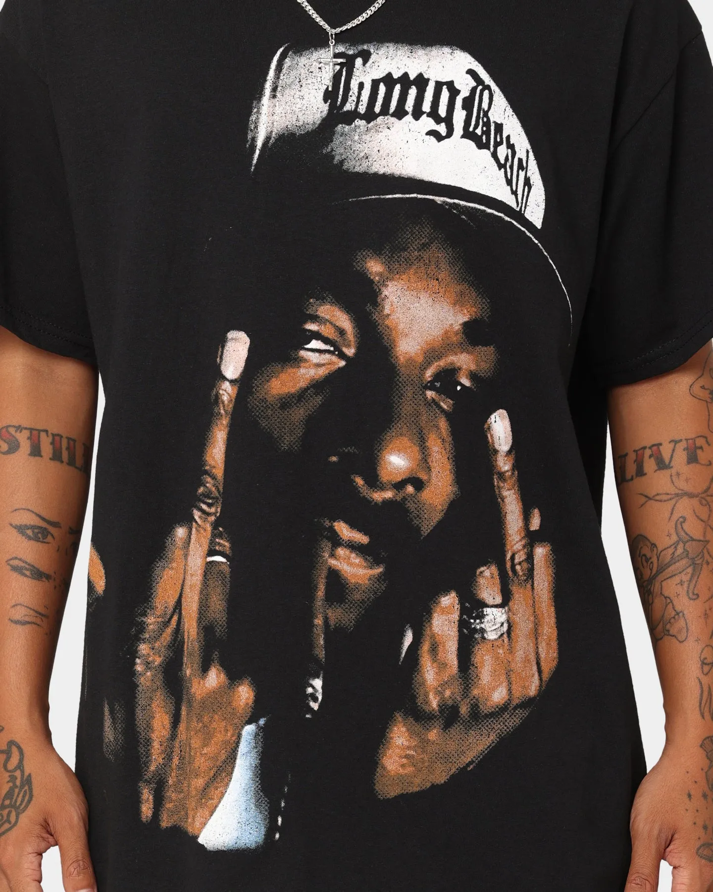 Snoop Dogg Face T-Shirt Black