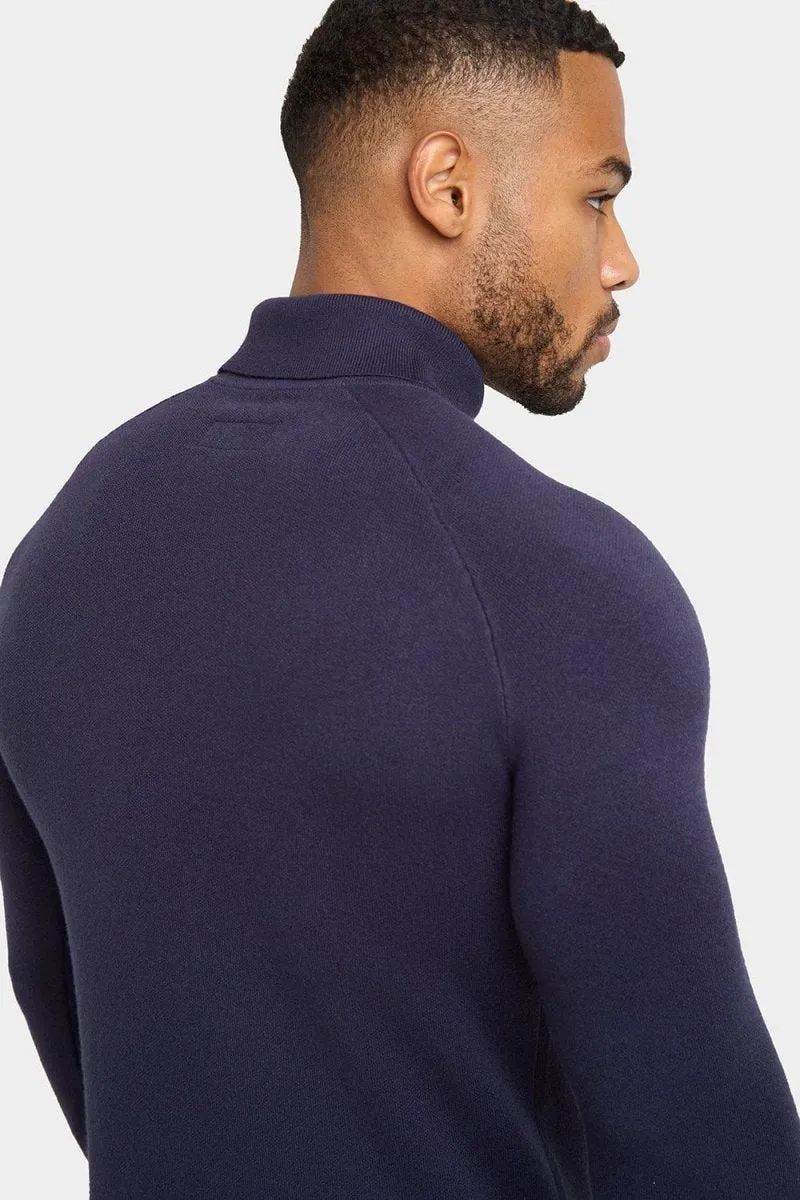 Supersoft Turtleneck in Navy