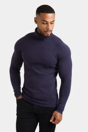 Supersoft Turtleneck in Navy