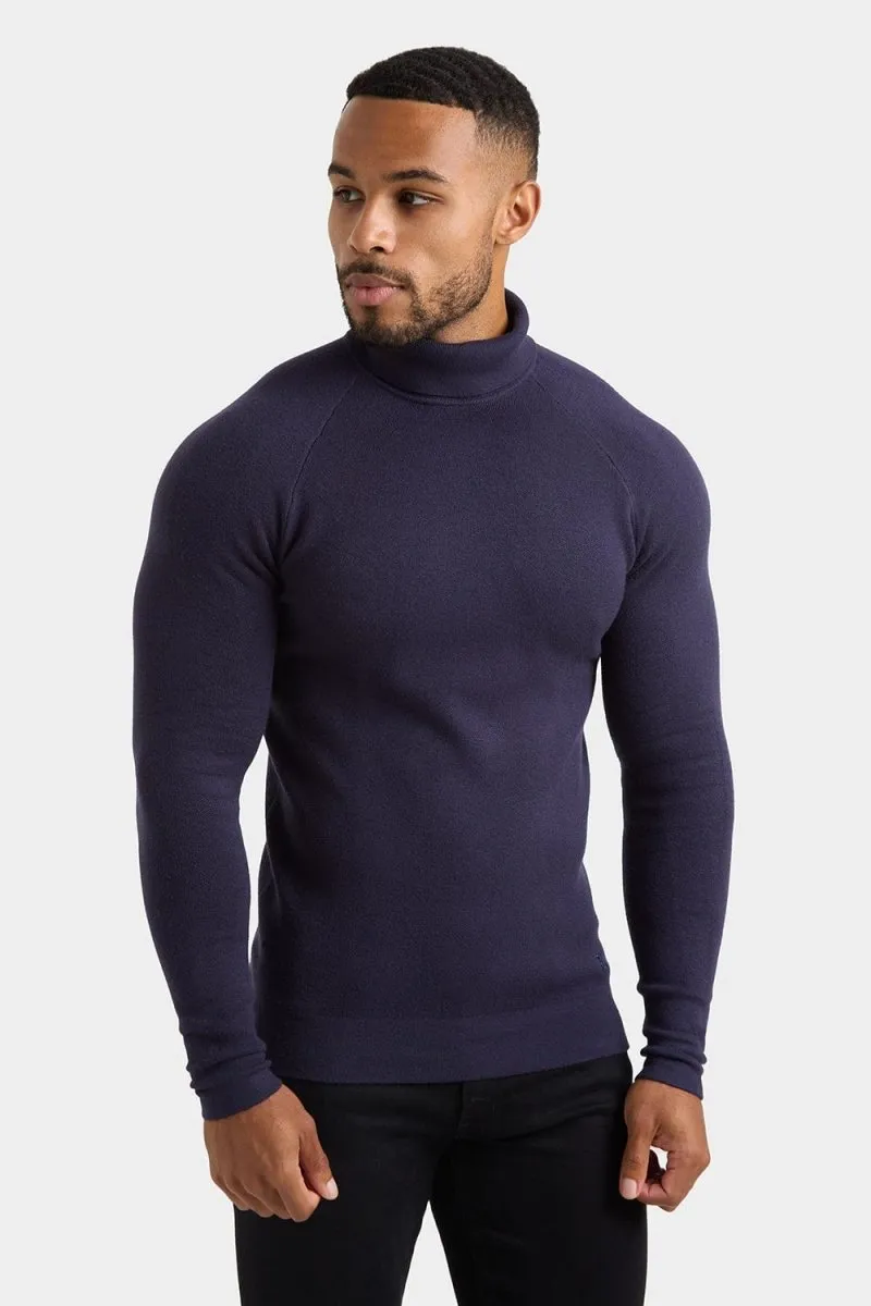 Supersoft Turtleneck in Navy