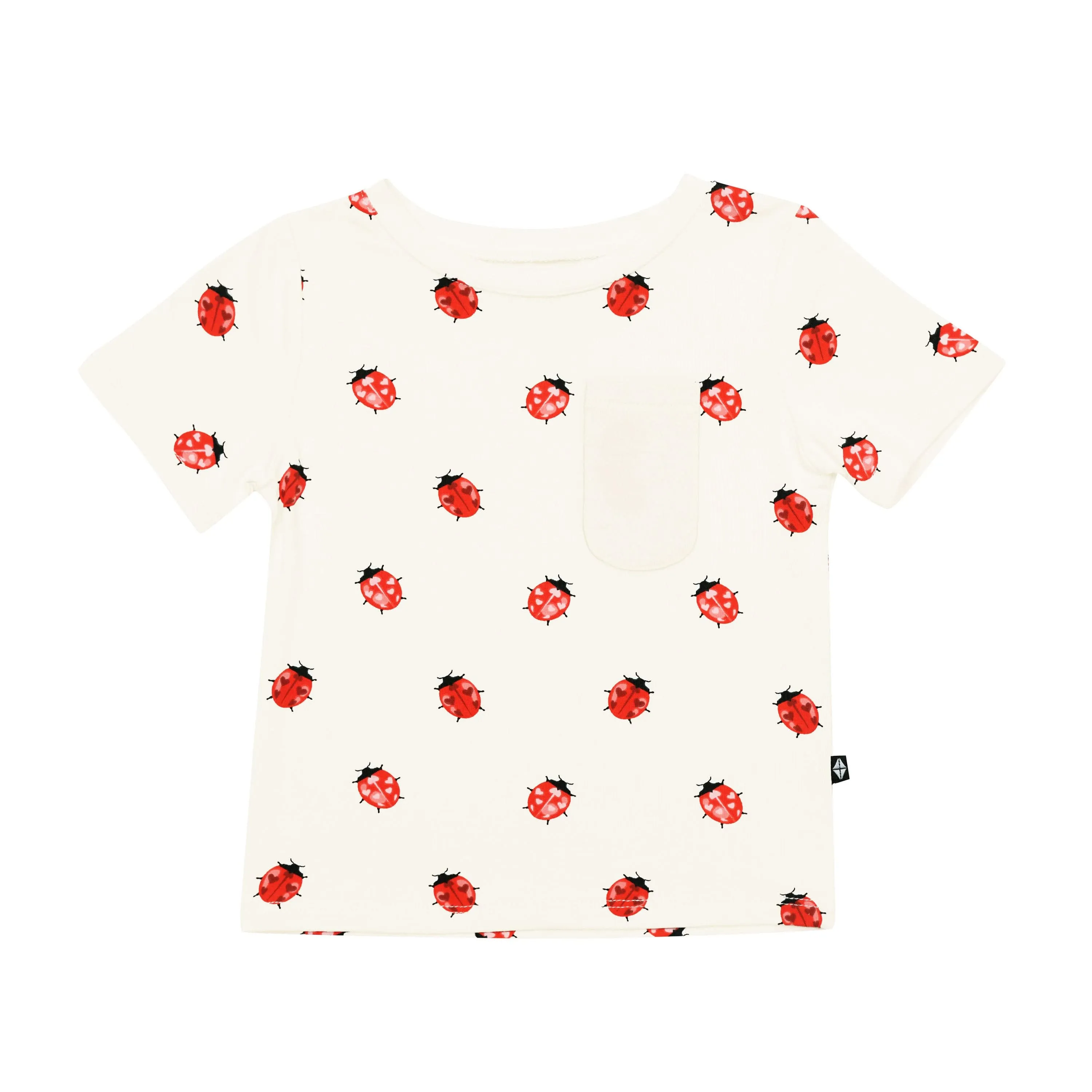 Toddler Crew Neck Tee in Love Bug