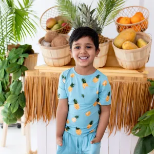 Toddler Crew Neck Tee in Pineapple