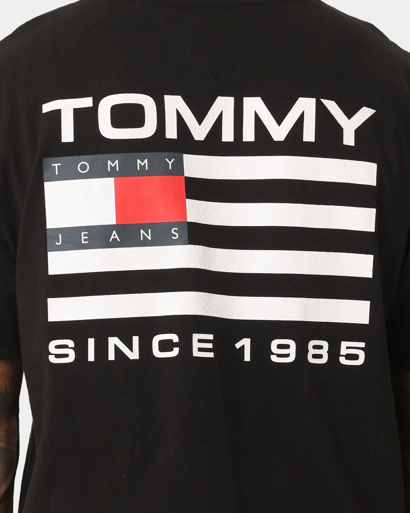 Tommy Jeans Classic RWB Back Logo T-Shirt Black