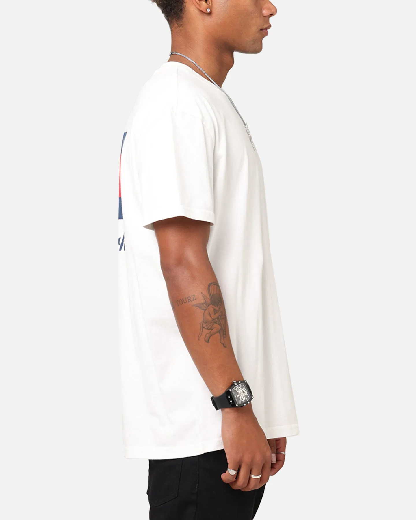 Tommy Jeans Regular Heritage Flag T-Shirt Ecru