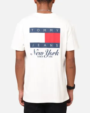 Tommy Jeans Regular Heritage Flag T-Shirt Ecru