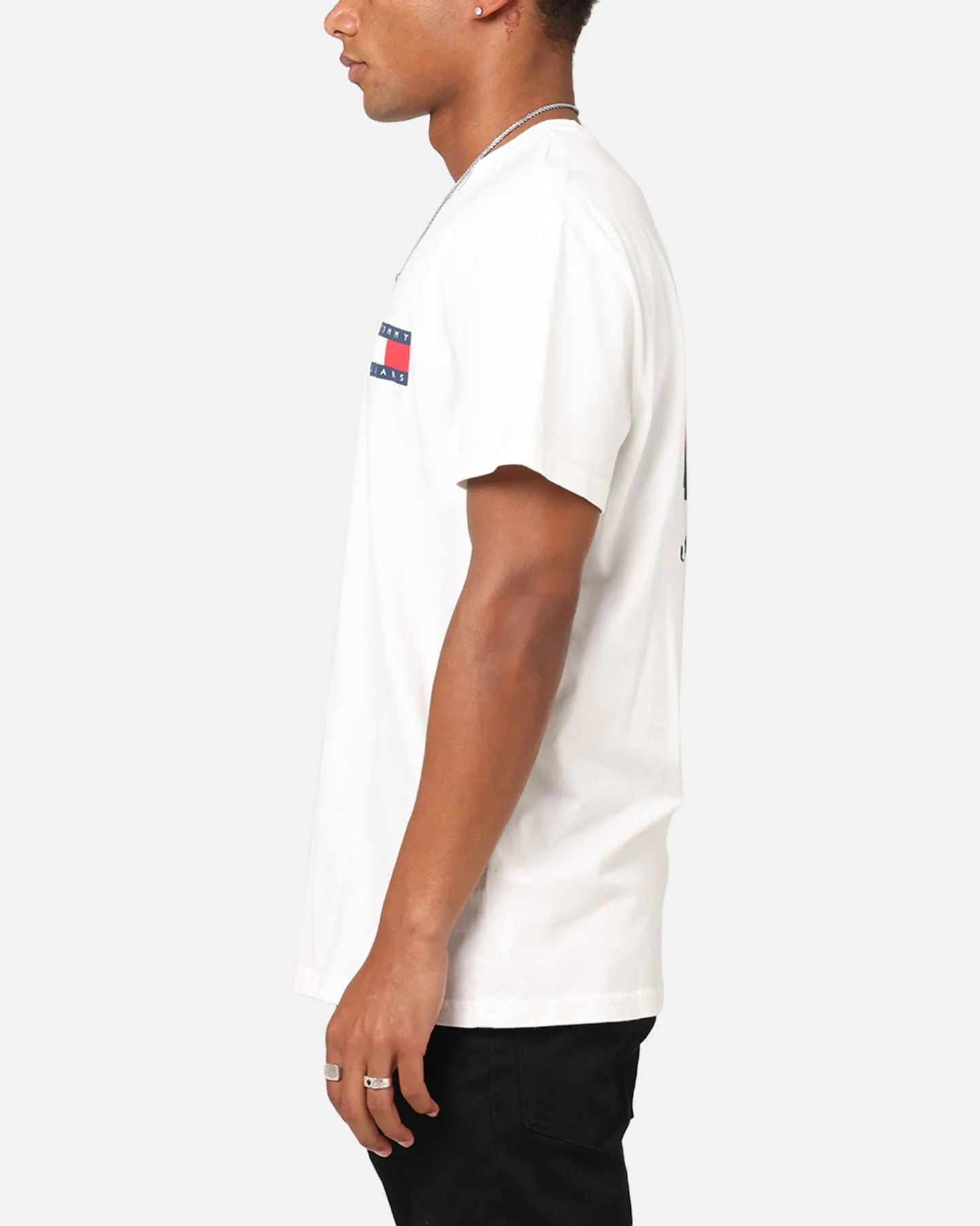 Tommy Jeans Regular Heritage Flag T-Shirt Ecru