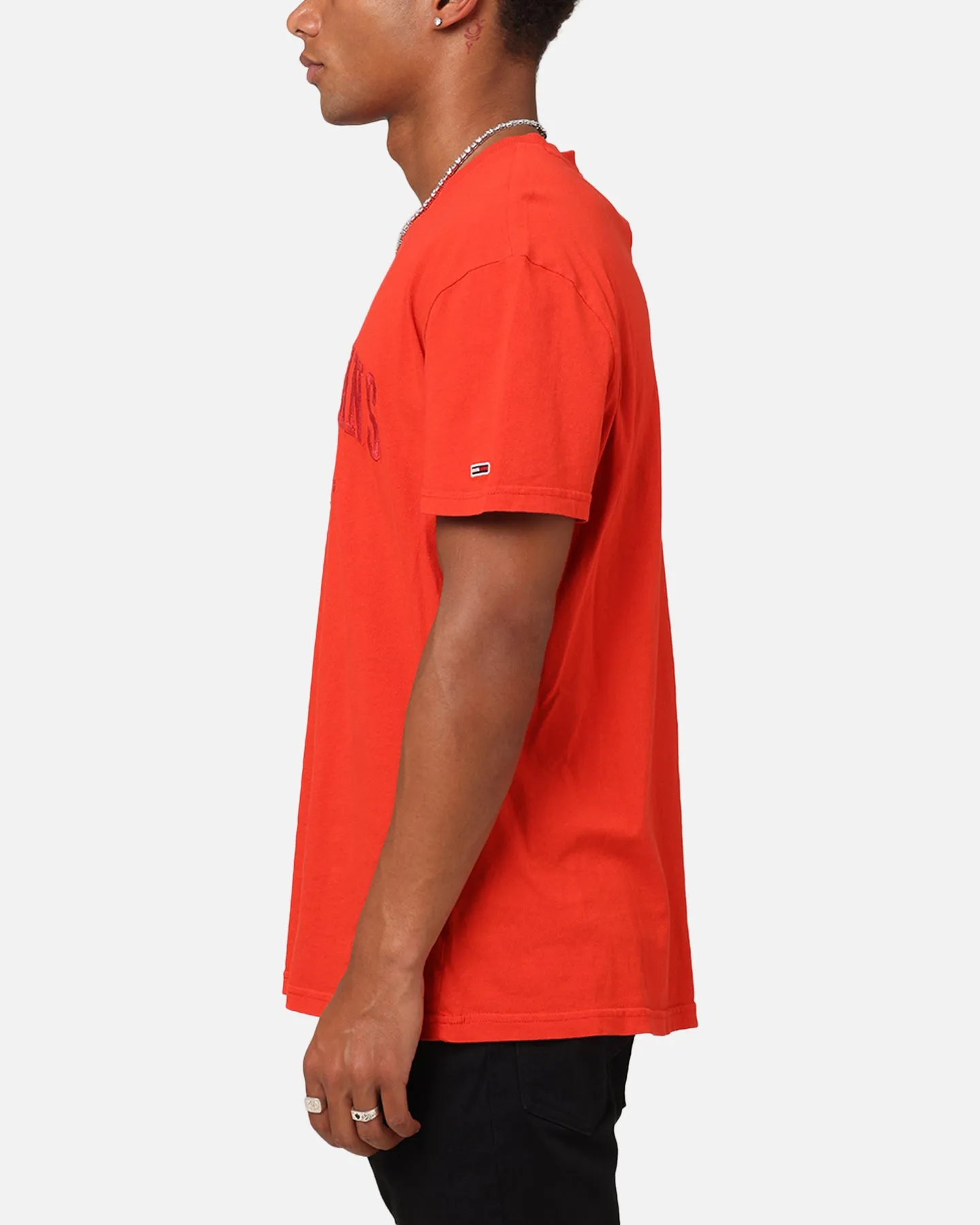 Tommy Jeans Regular Vintage Varsity T-Shirt Red Hot