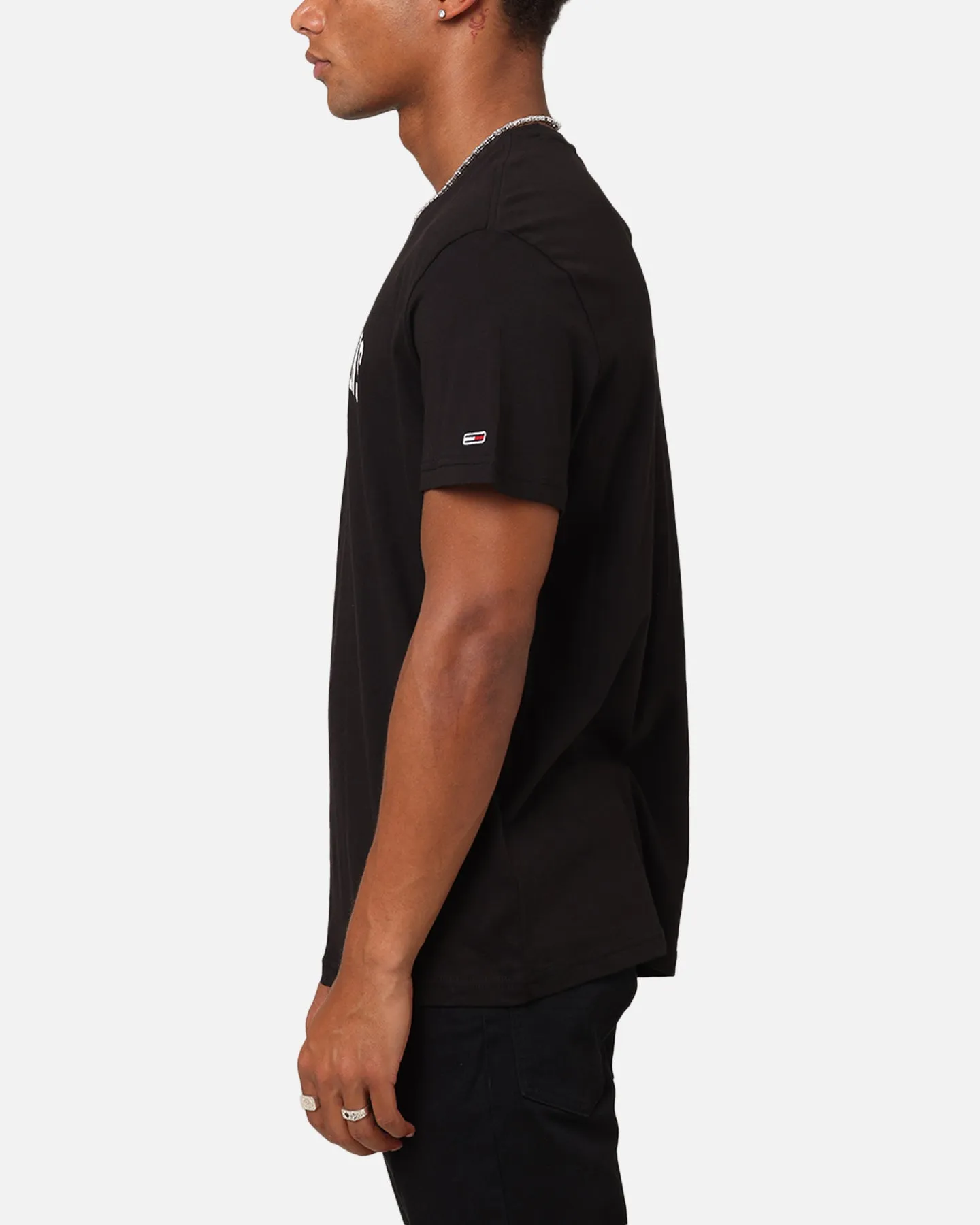 Tommy Jeans Slim Varsity Pop T-Shirt Black