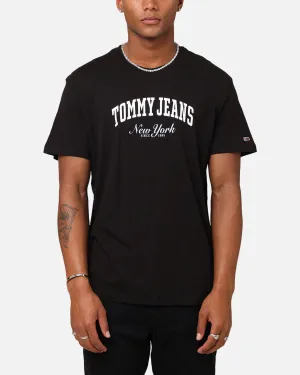 Tommy Jeans Slim Varsity Pop T-Shirt Black