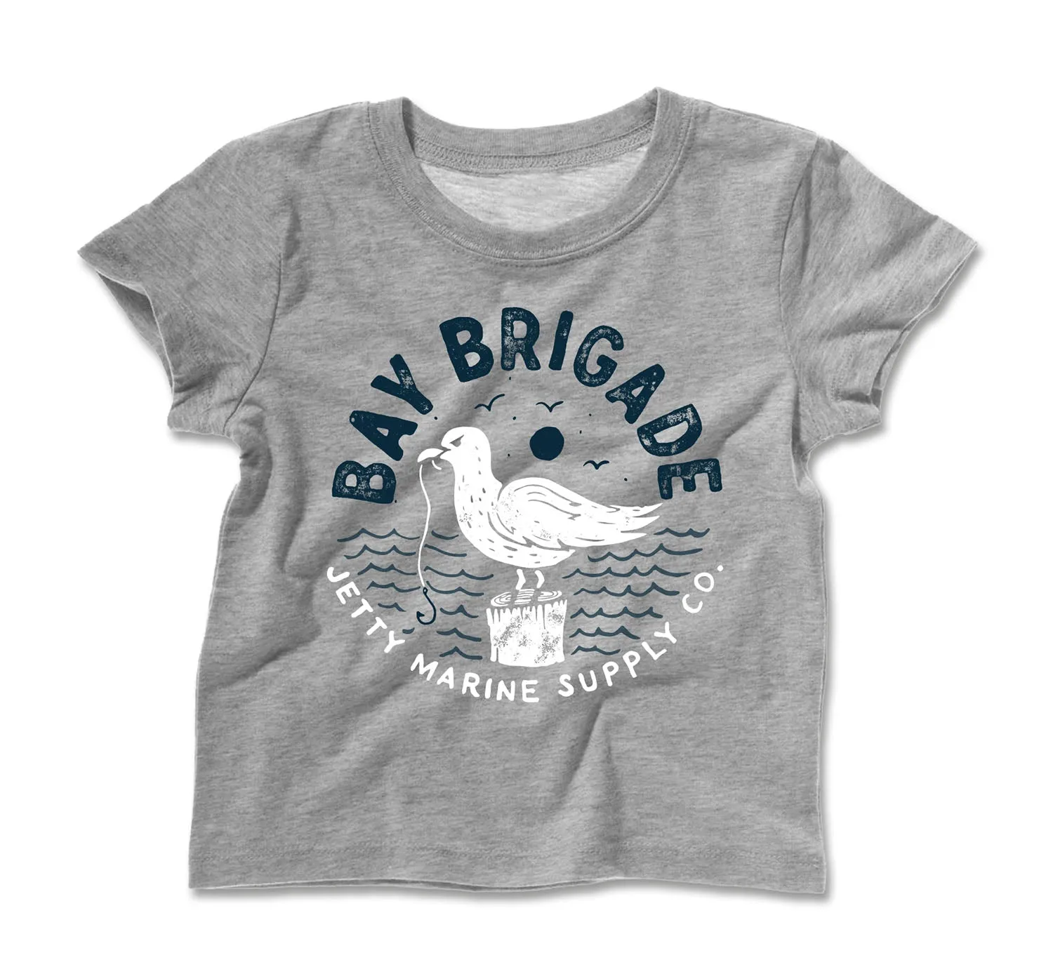 Tot Bay Brigade- Heather Grey