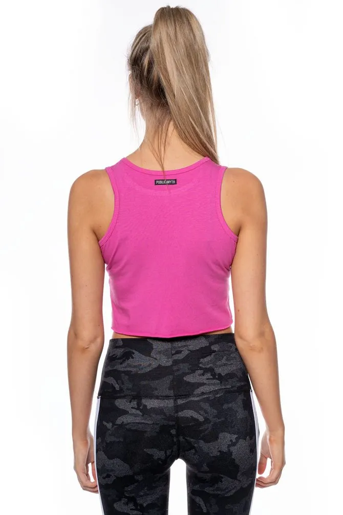 Twin Star Crop Tank Top